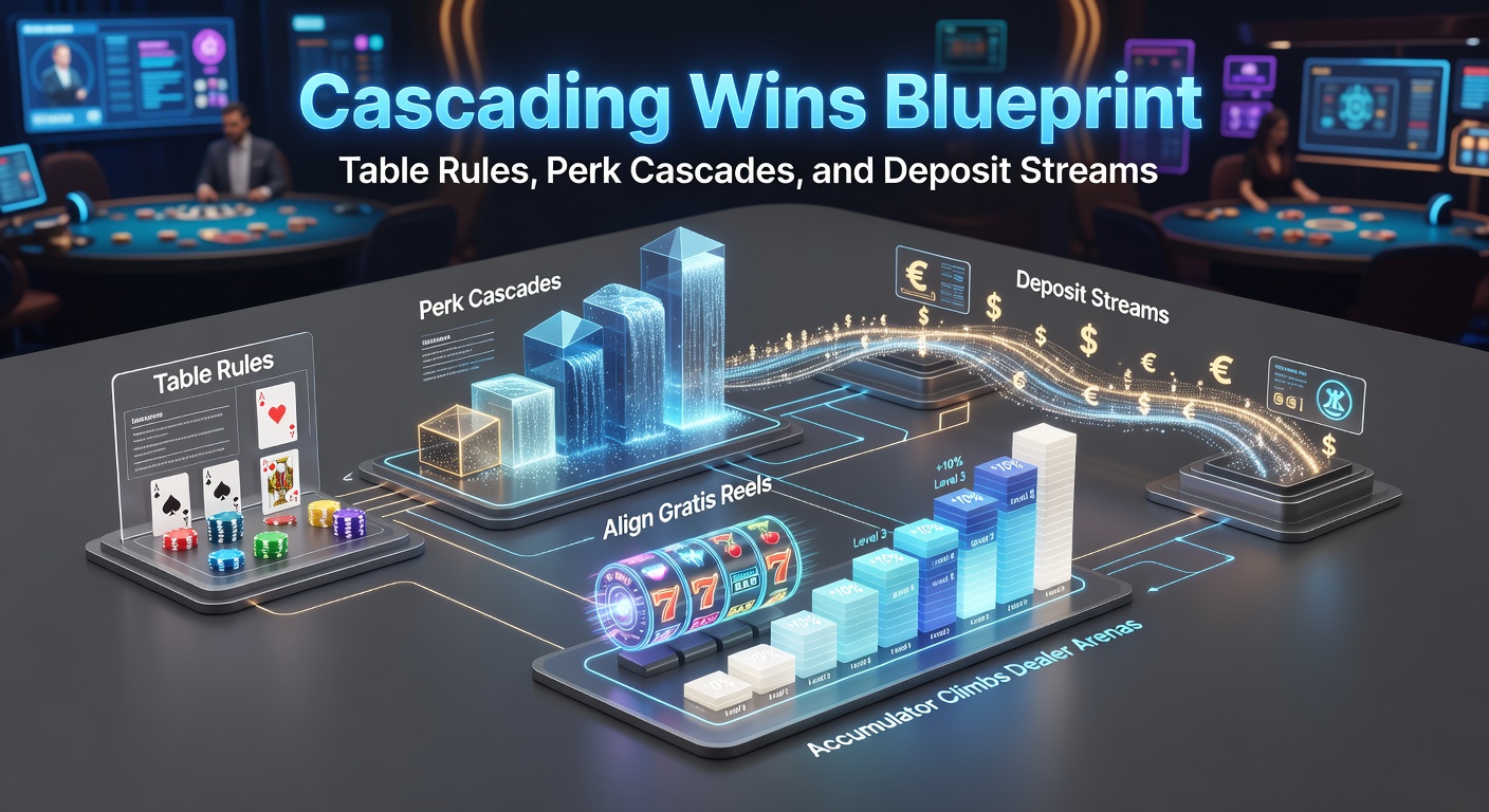 Dynamic cascading reels in a mobile app showing chain reactions of wins aligning with live dealer tables