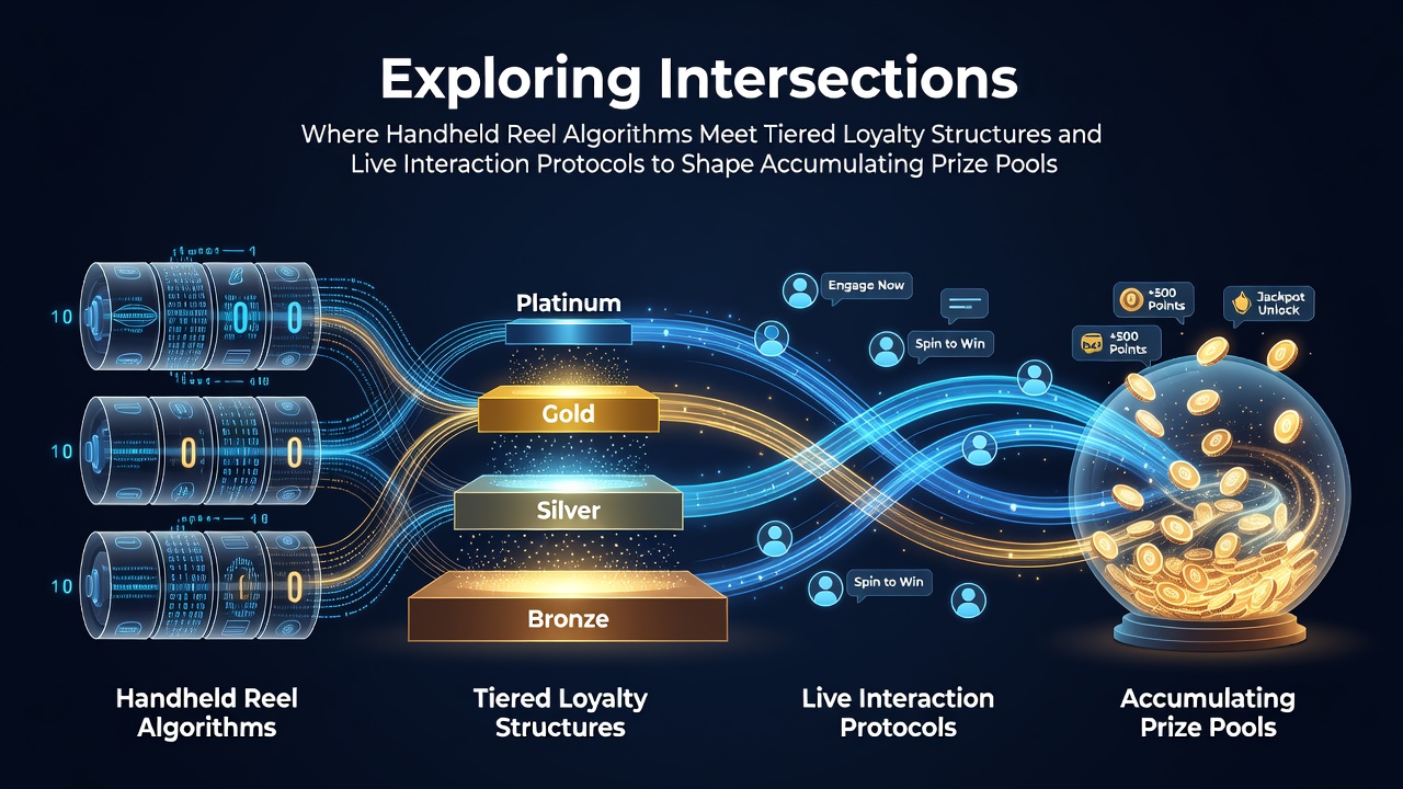 Mobile slot interfaces displaying progressive jackpot meters alongside loyalty tier indicators and live dealer feed overlays