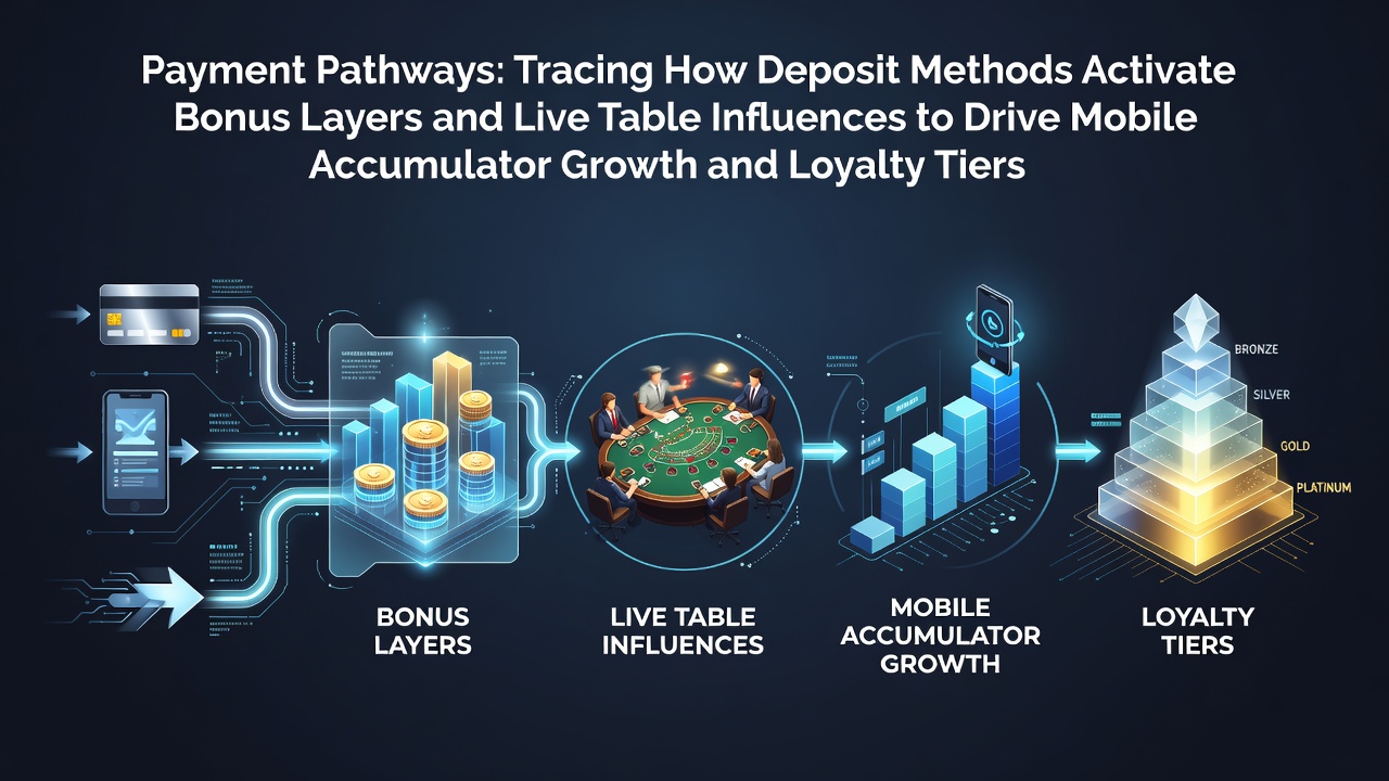 Illustration of payment pathways connecting deposit methods to bonus activations in mobile gaming environments