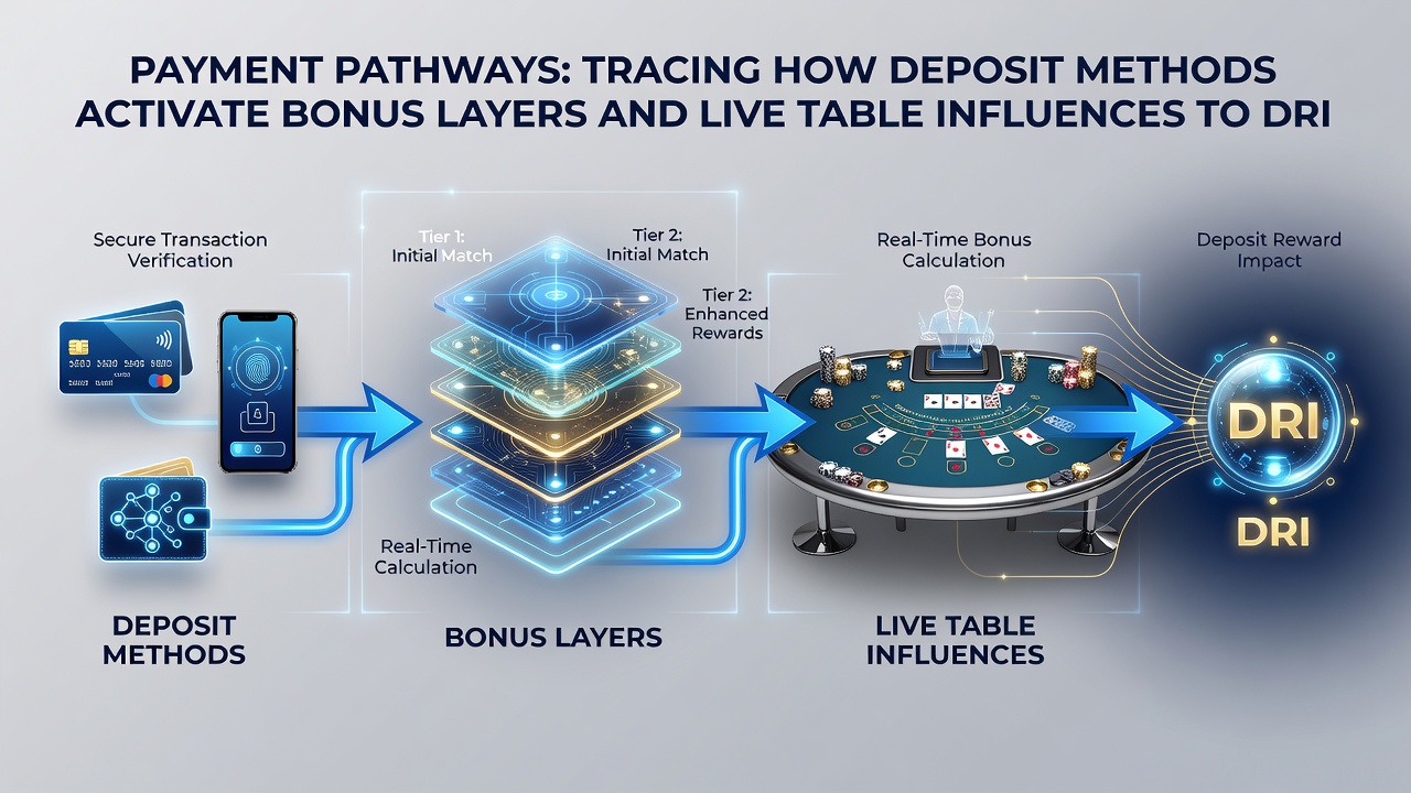 Diagram showing live table interactions with mobile accumulator systems and loyalty progression metrics
