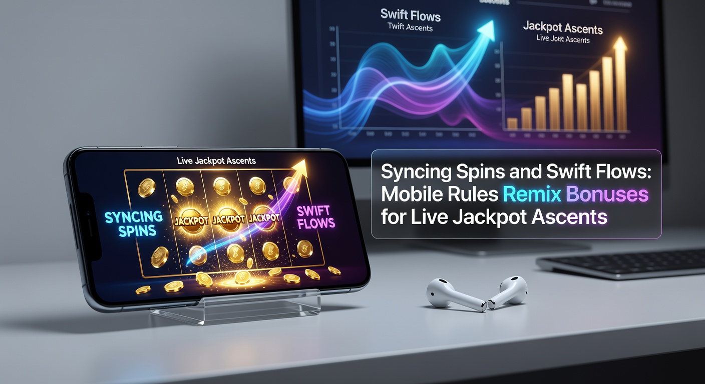 Mobile screen displaying synced spins in a live jackpot game with bonus overlays and swift transaction icons