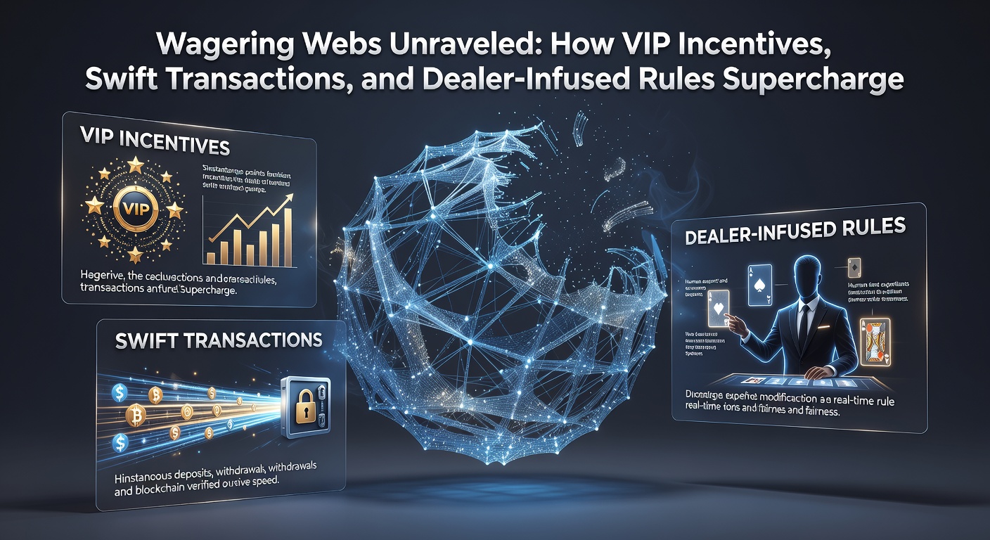 Dynamic graphic showing instant deposit arrows flowing into mobile slot interfaces alongside VIP progress bars and live dealer chat bubbles