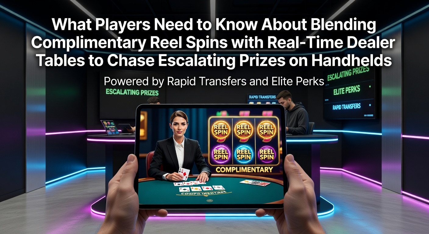 Mobile screen showing complimentary spins on slots transitioning to a live dealer blackjack table with escalating prize meters in the background